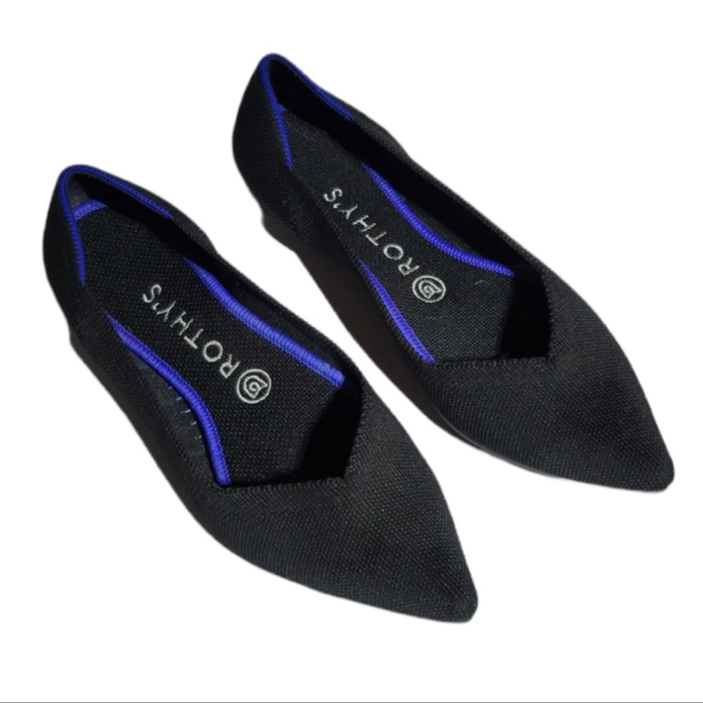 ROTHY's The Point Flats  Black 8.5